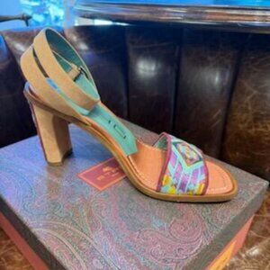 Etro Embroidered Sandals
